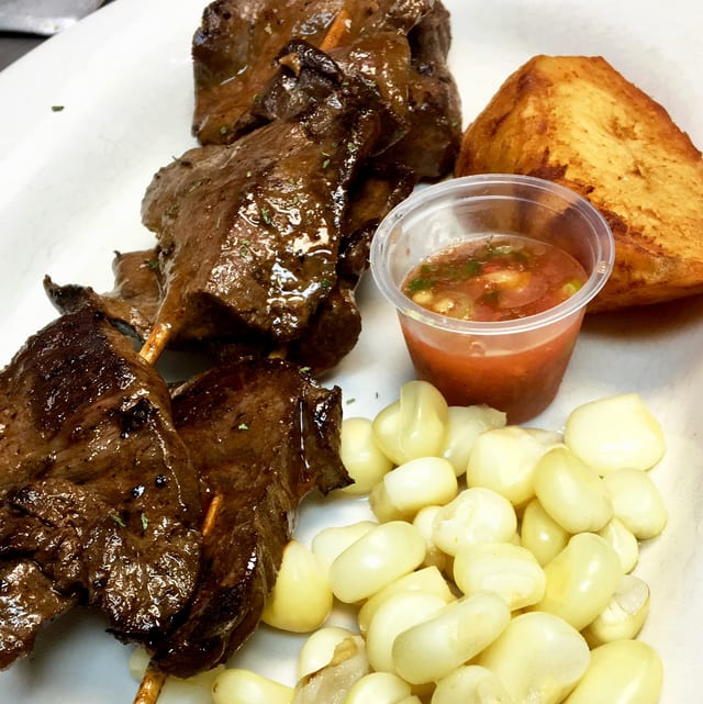 Anticucho De Corazón.