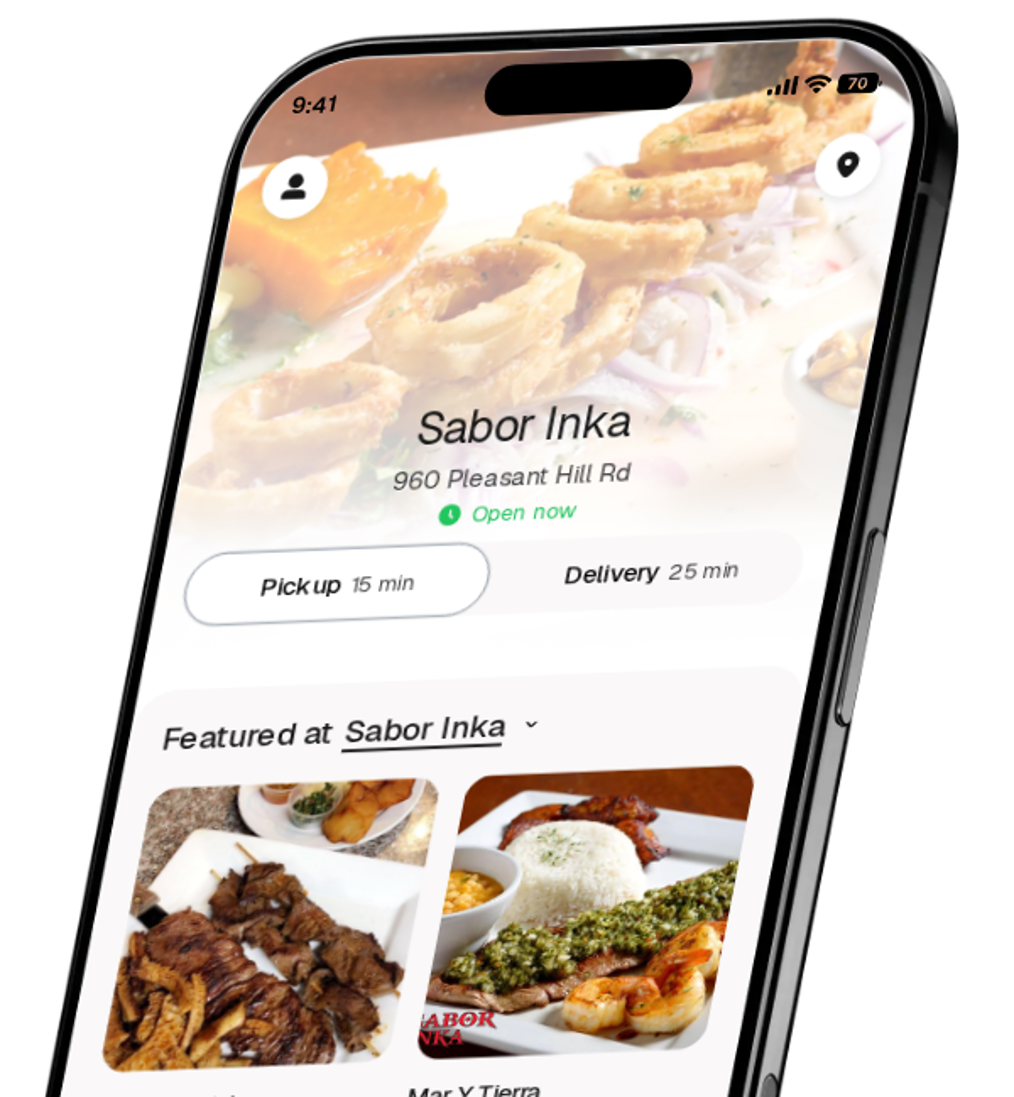 Sabor Inka app preview