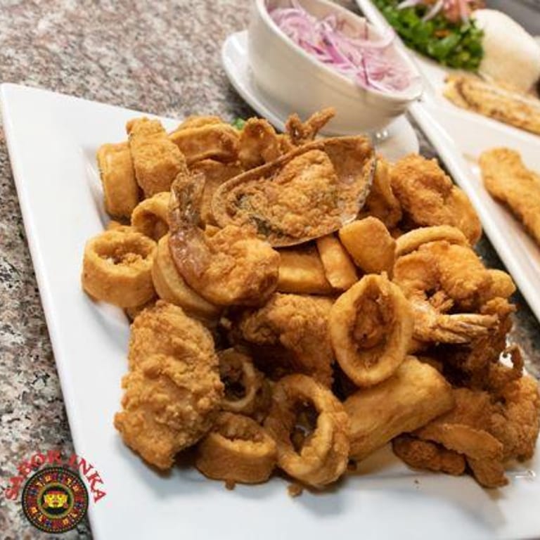 Delicious Peruvian Jalea and Seafood Specialties