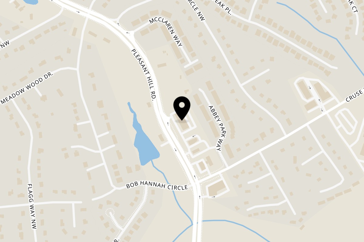 Map showing the location of Sabor Inka on 960 Pleasant Hill Rd in Lawrenceville
